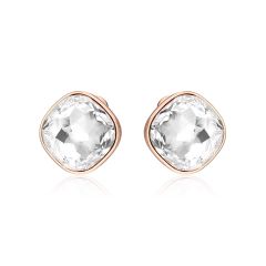 Cushion Statement Mix Carrier Earrings Rose Gold Plated