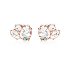 Katia Mix Drop Carrier Earrings Rose Gold Plated