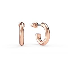 Basics Mix Hoop Carrier Earrings Rose Gold Plated