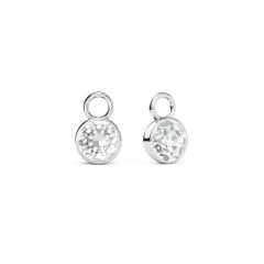 Bella 1 Carat Mix Charms with Swarovski Crystals Rhodium Plated