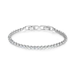 Emily Tennis Bracelet with Clear Swarovski Crystals®