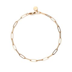 Link Bracelet Rose Gold Plated